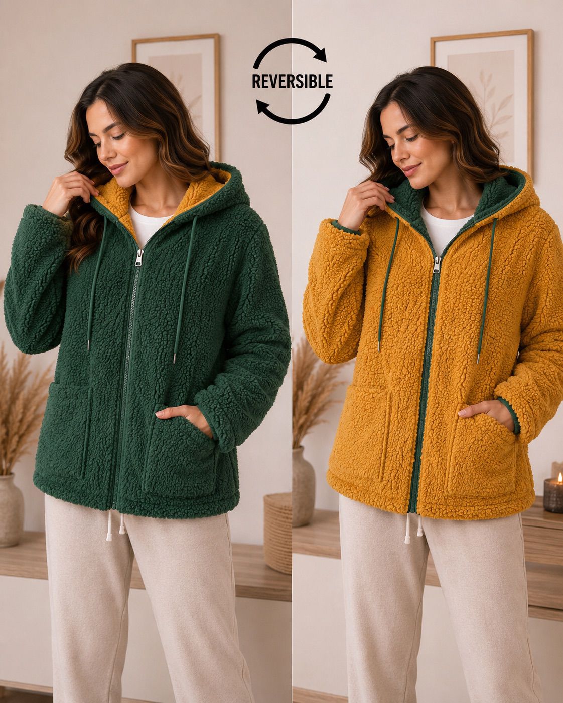 Chaqueta Polar Reversible