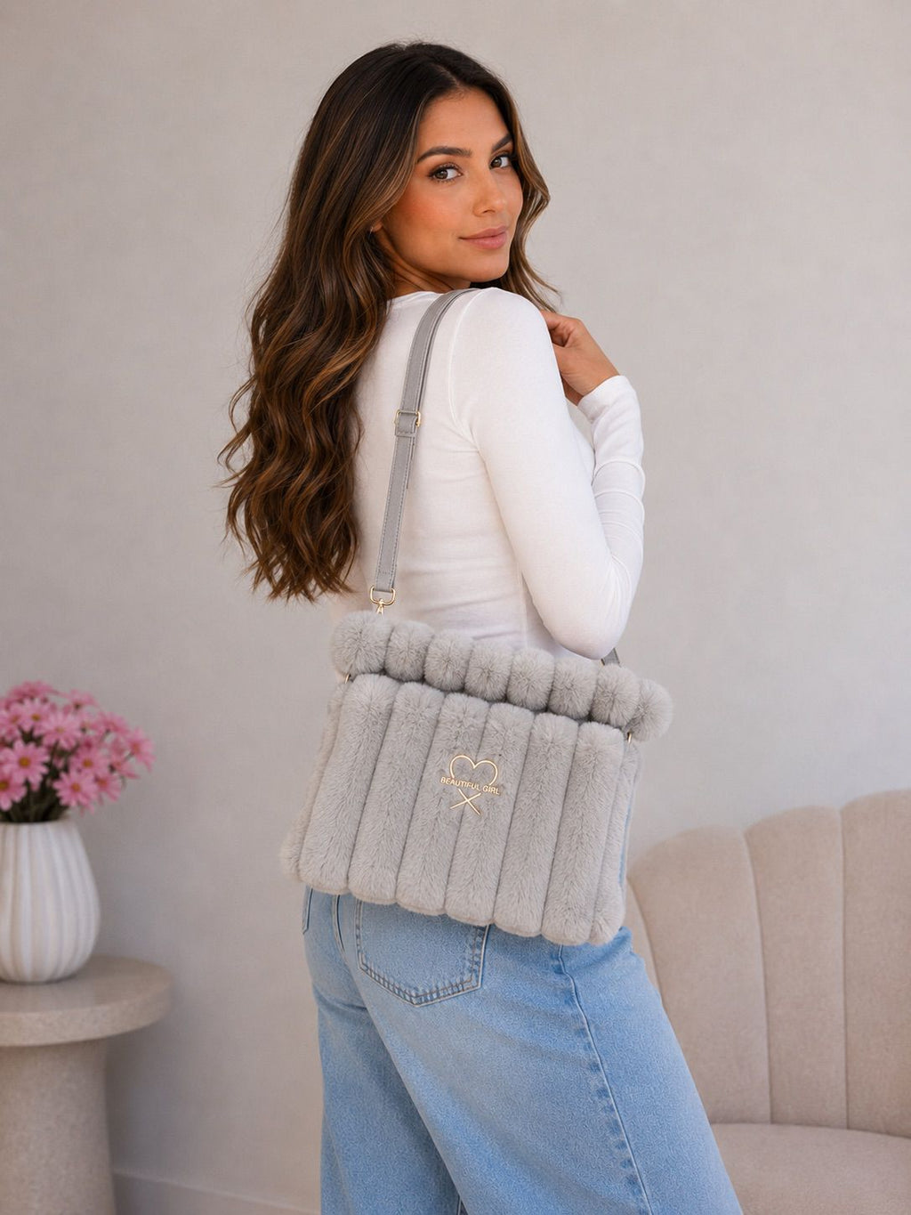 Bolso Peludo Beautiful Girl