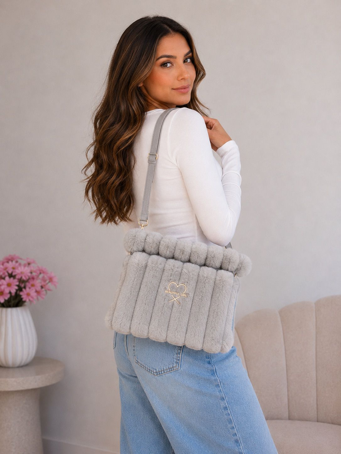 Bolso Peludo Beautiful Girl