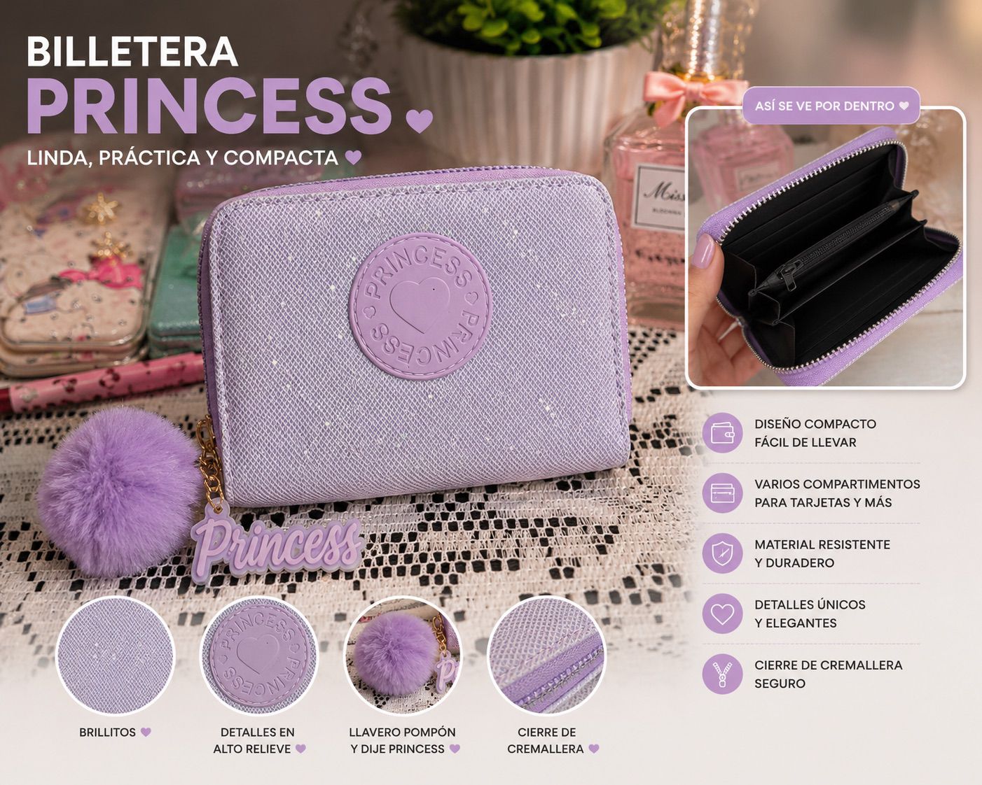 Billetera Princess Lila