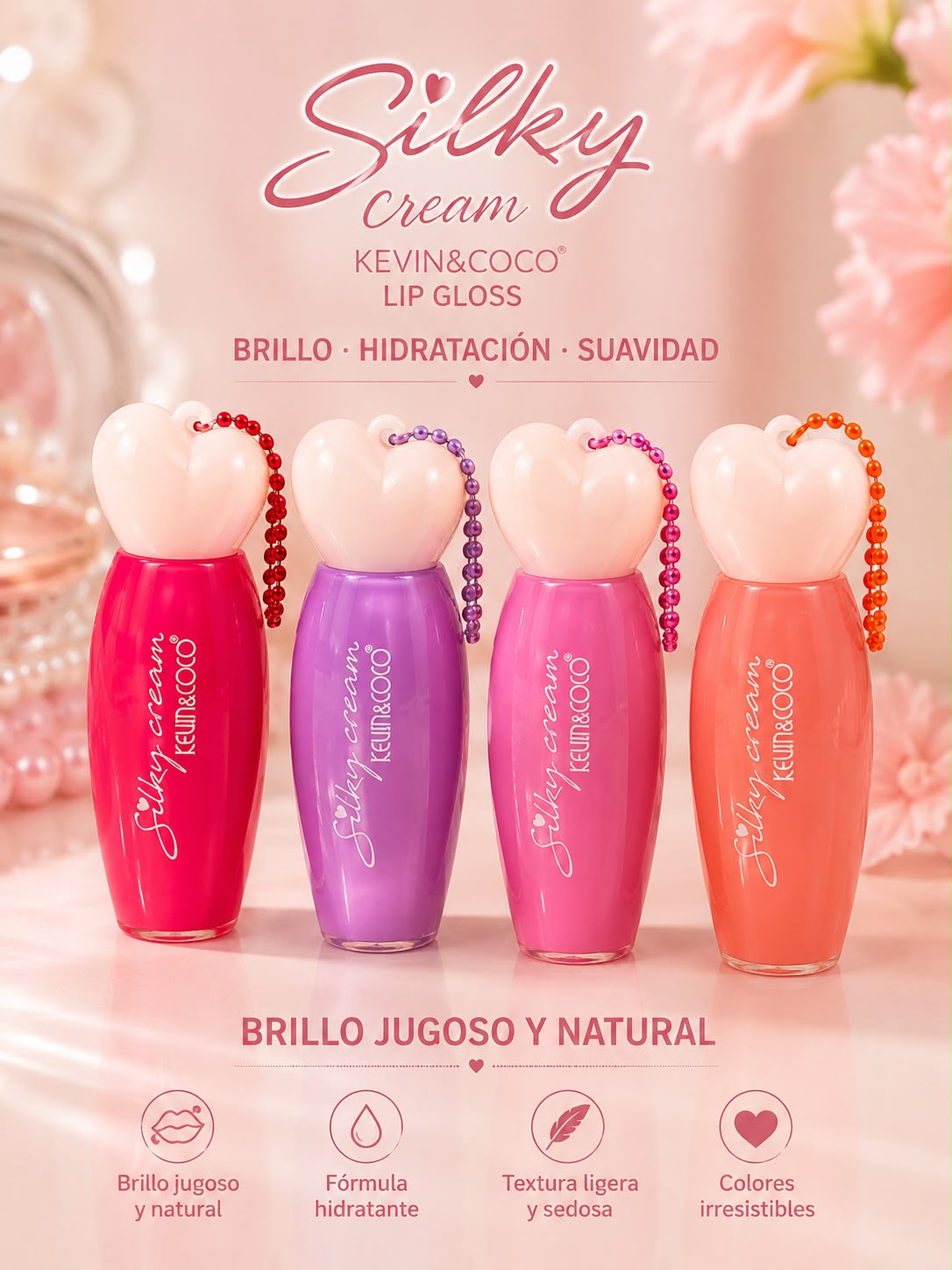 Labial Brillante Silky Cream Kevin&Coco