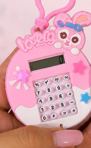 Llavero Calculadora 8 Dígitos - Rosa